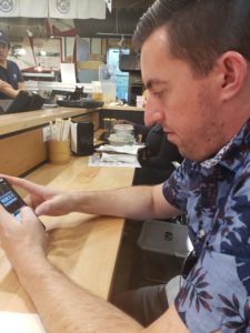 ron fartley and the shinigami ramen at satori ramen bar