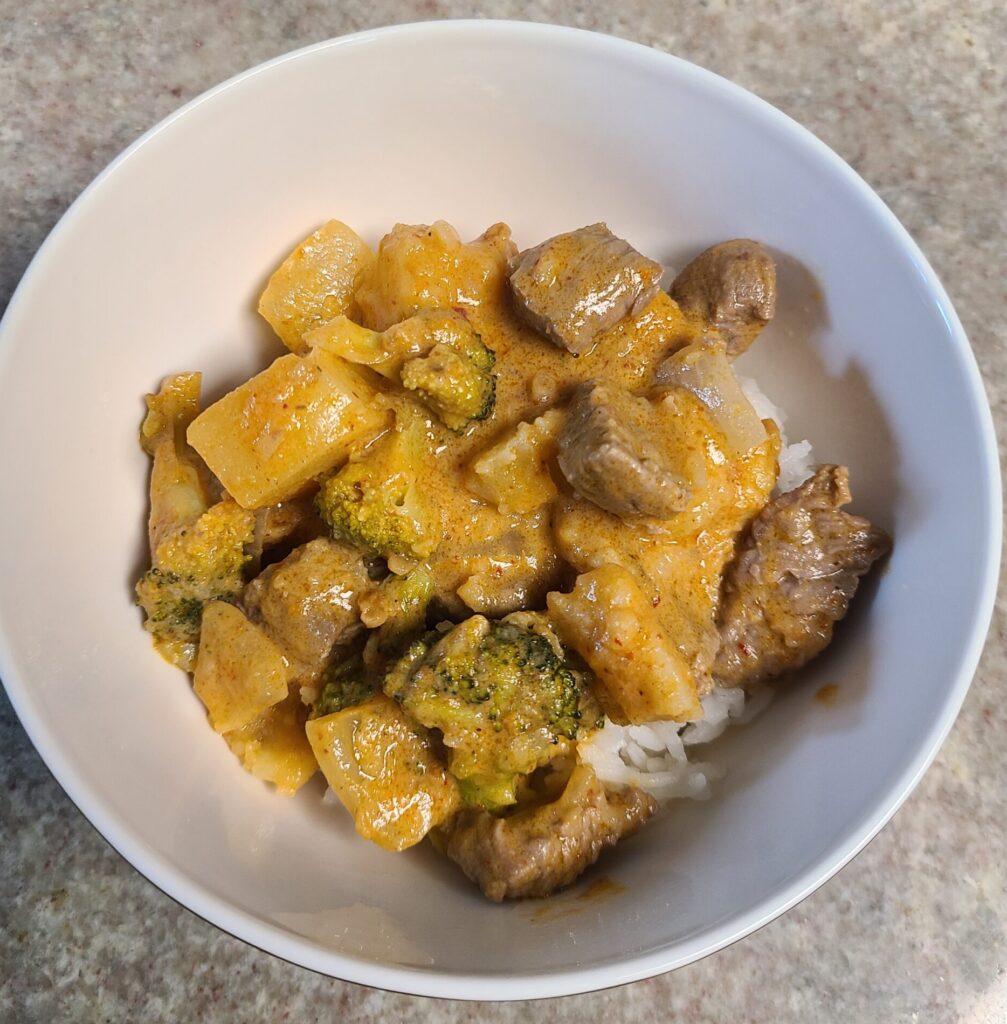 massaman curry by siam hibachi by fartley farms