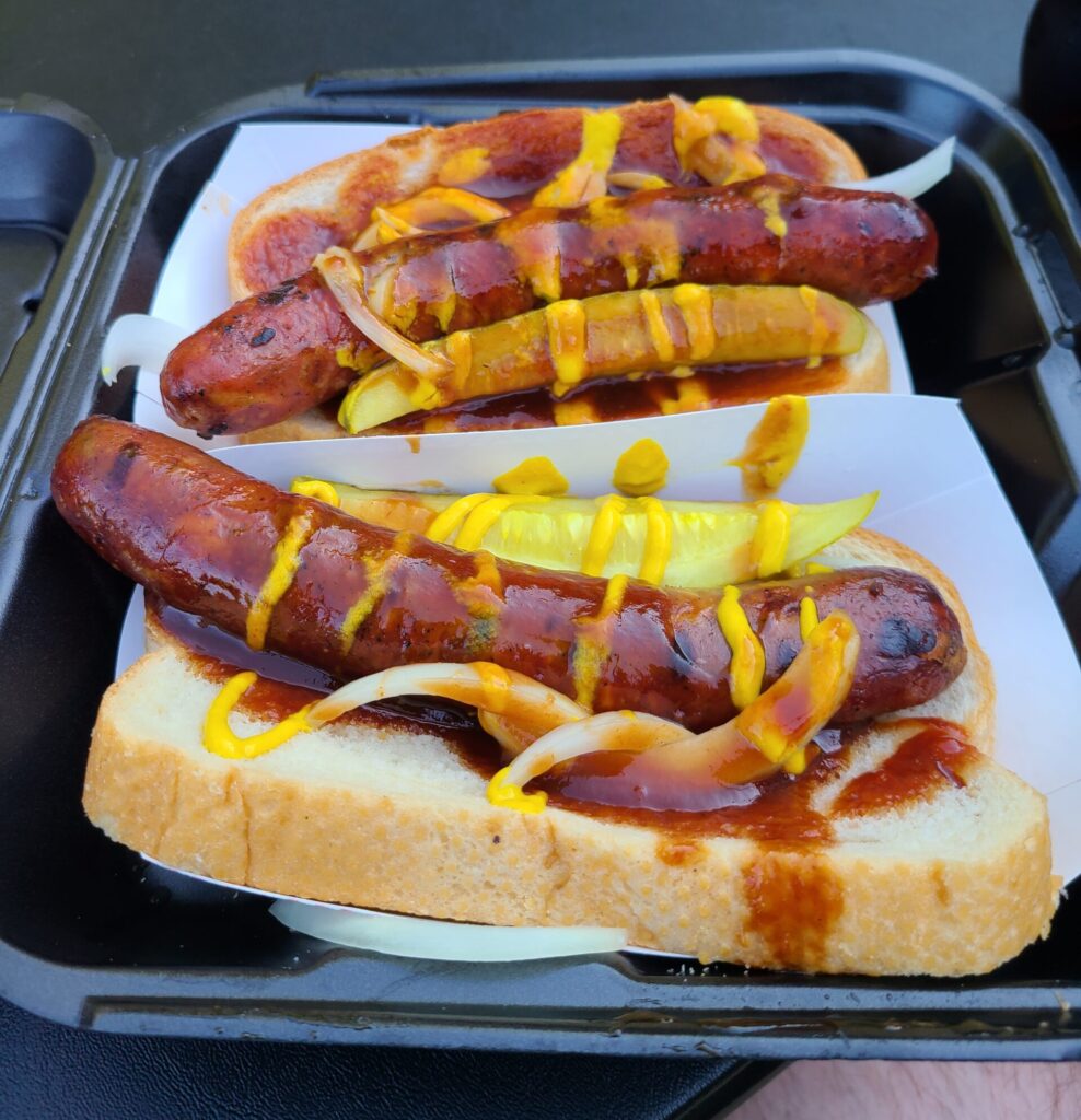 ray rays hog pit hot link by fartley farms