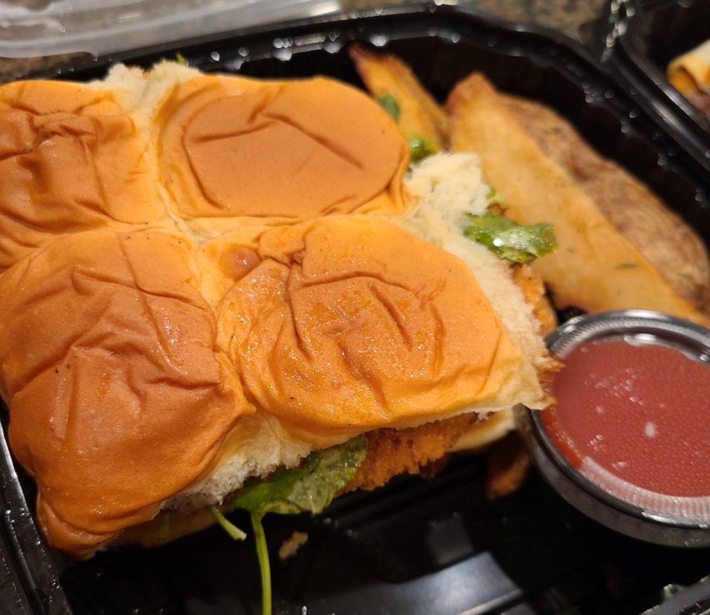 crispy chicken sandwich from nomad by fartley farms