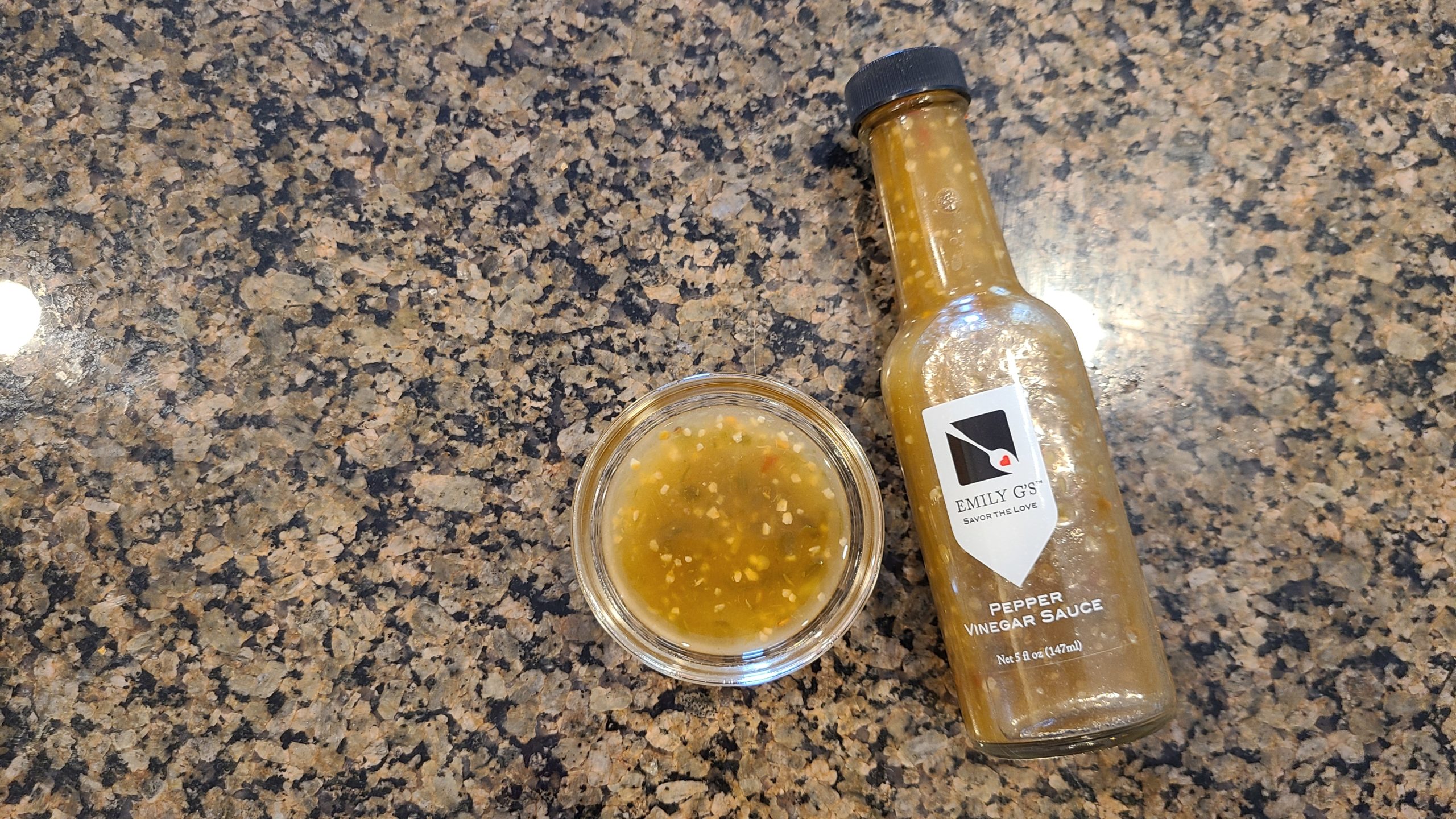 Emily G's - Pepper Vinegar Sauce Hot Sauce Feature