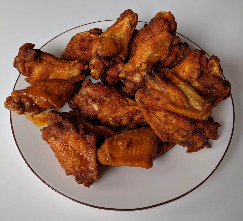 Plate of fire from OH Pizza and Wings, part of the spiciest dish in Columbus series