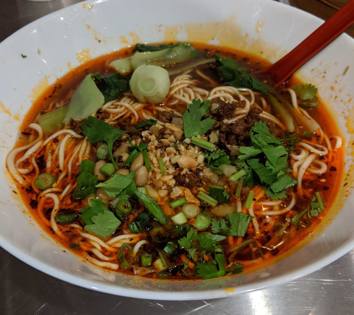 Szechuan Noodle at Noodle topia by fartley farms