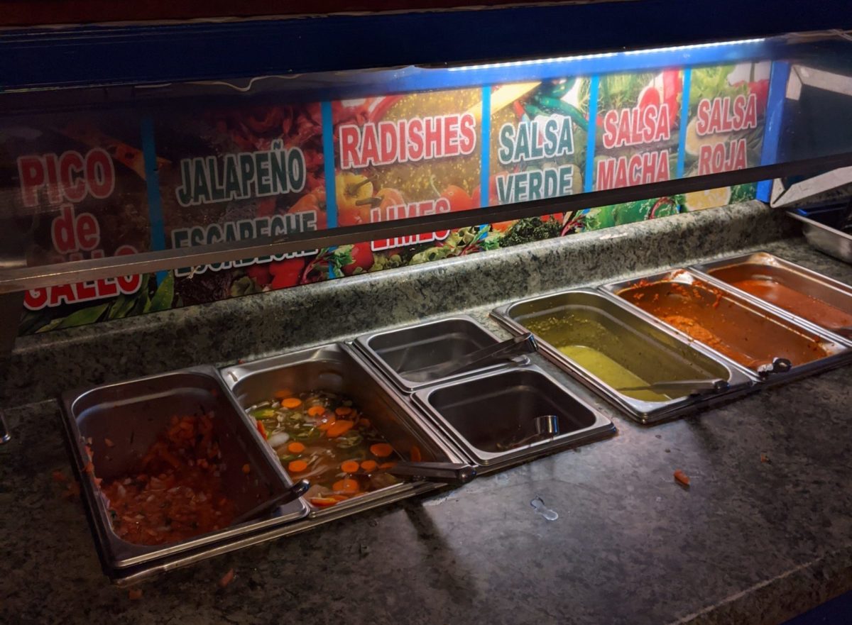 salsa bar at cucos by fartley farms