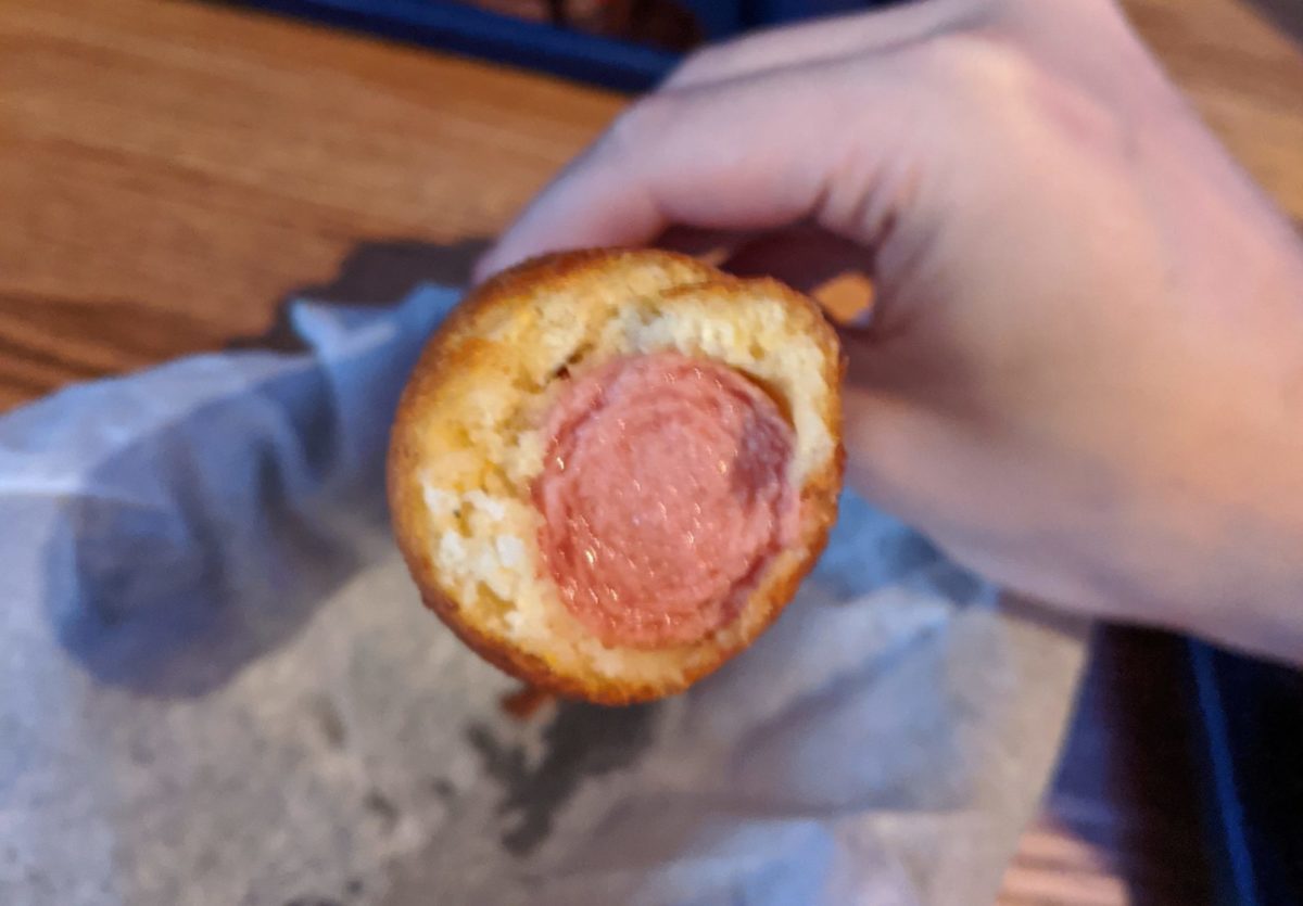 corn dog at old skool by fartley farms