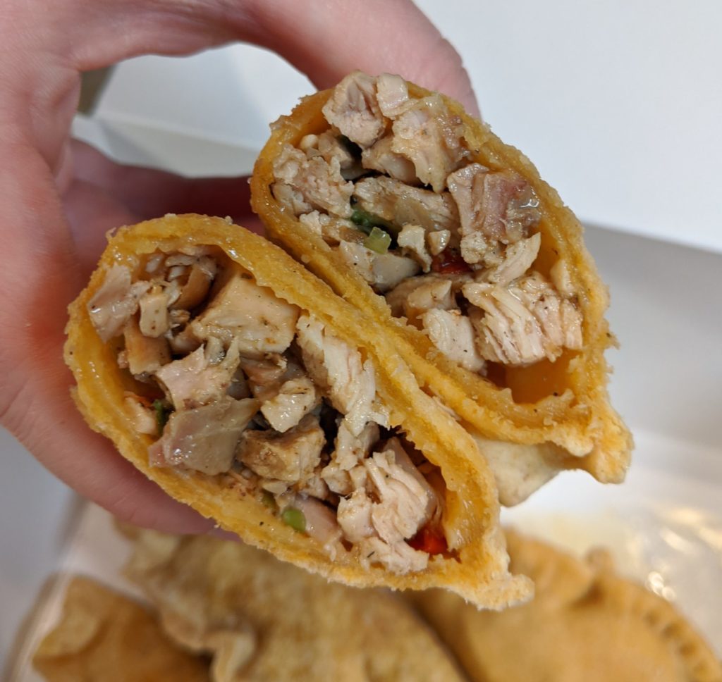 empanada pollo at choripan by fartley farms