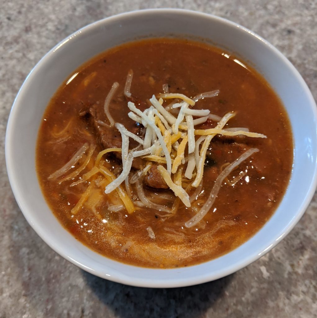 green chile stew by chile verde eaten by fartley farms