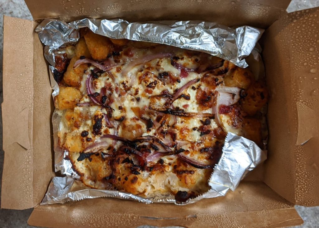 tots from Yellow Brick Pizza by fartley farms