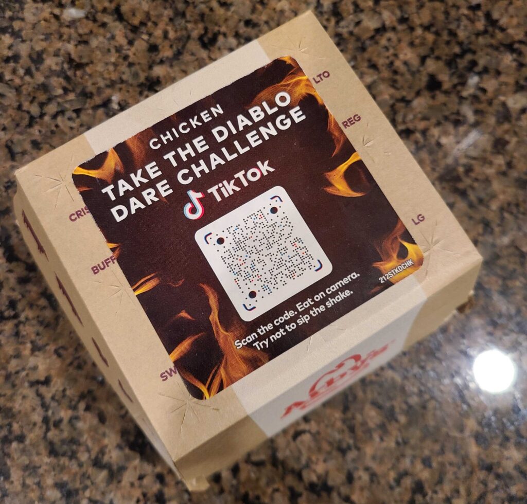 arbys diablo dare chicken box