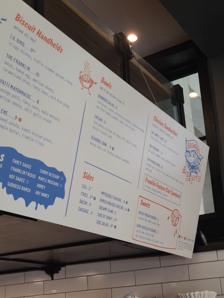 boxwood biscuit menu