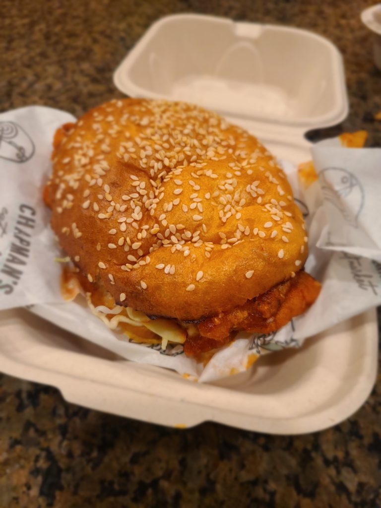 chapmans spicy chicken sando