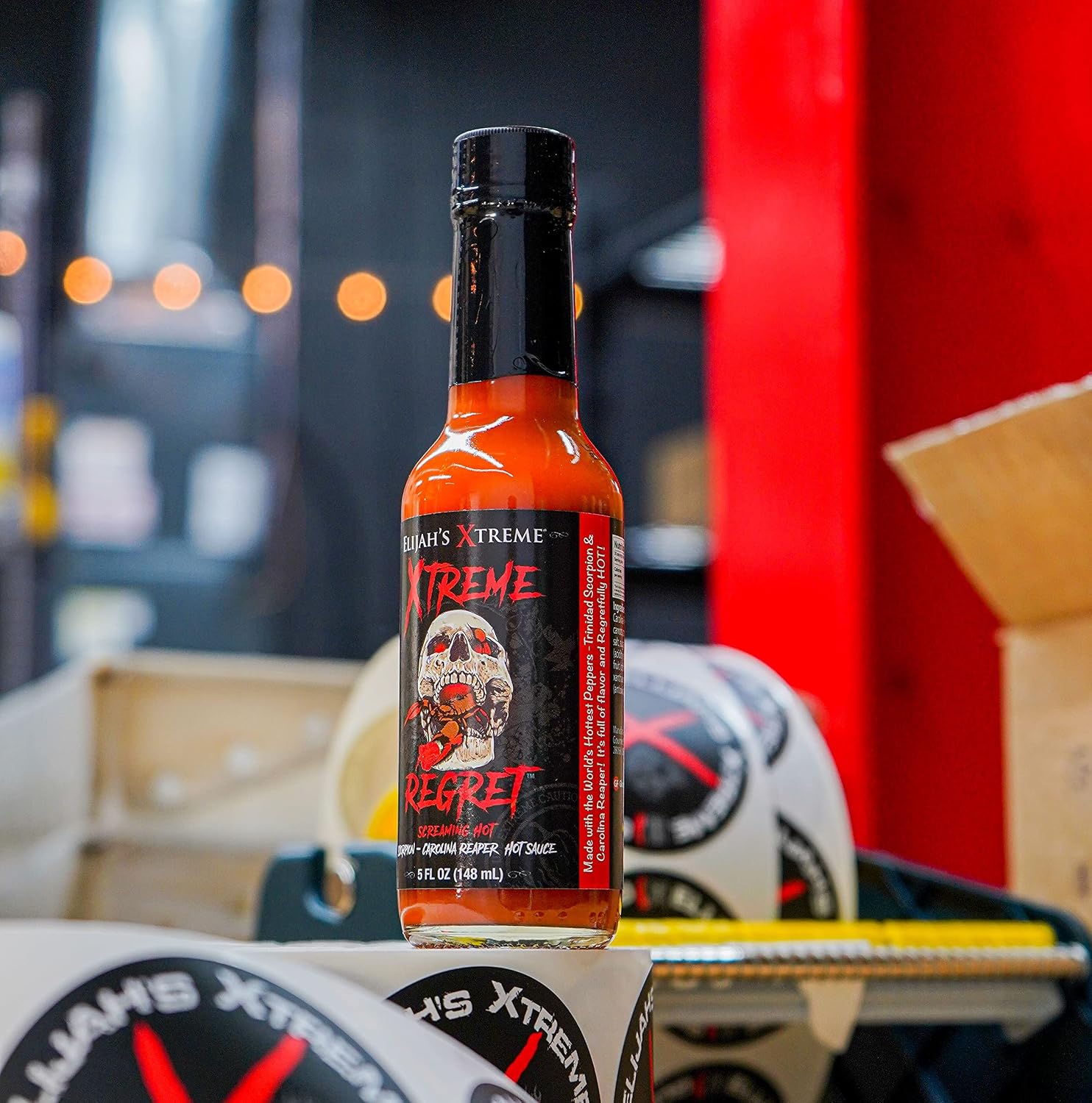 Elijah's Xtreme Regret carolina reaper hot sauce