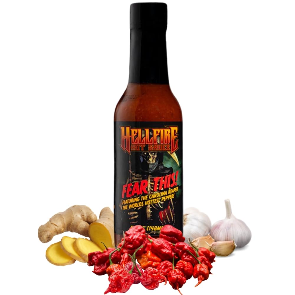 Hellfire Fear This Carolina Reaper hot sauce