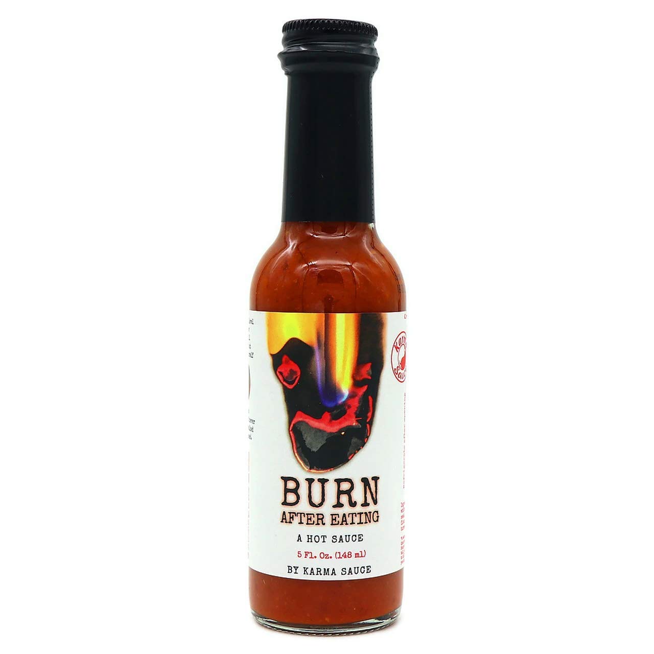 Karma Sauce burn after eating carolina reaper hot sauce