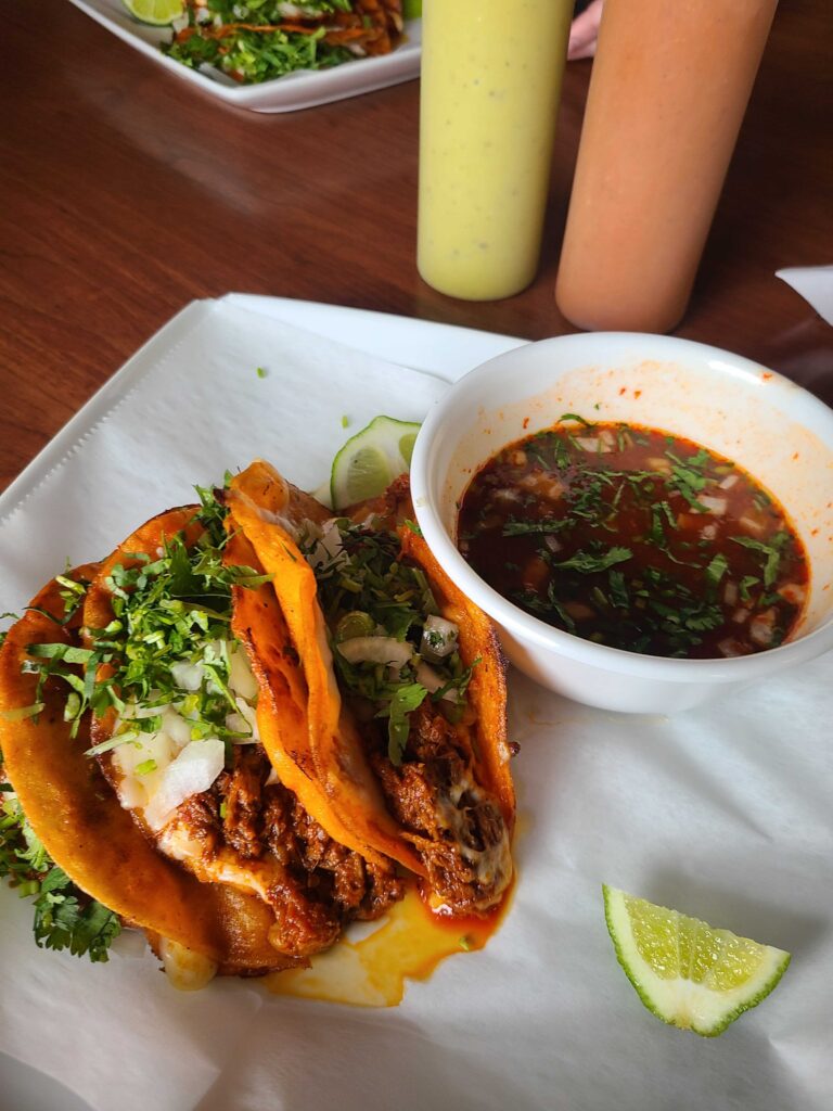 marthas fusion kitchen birria tacos