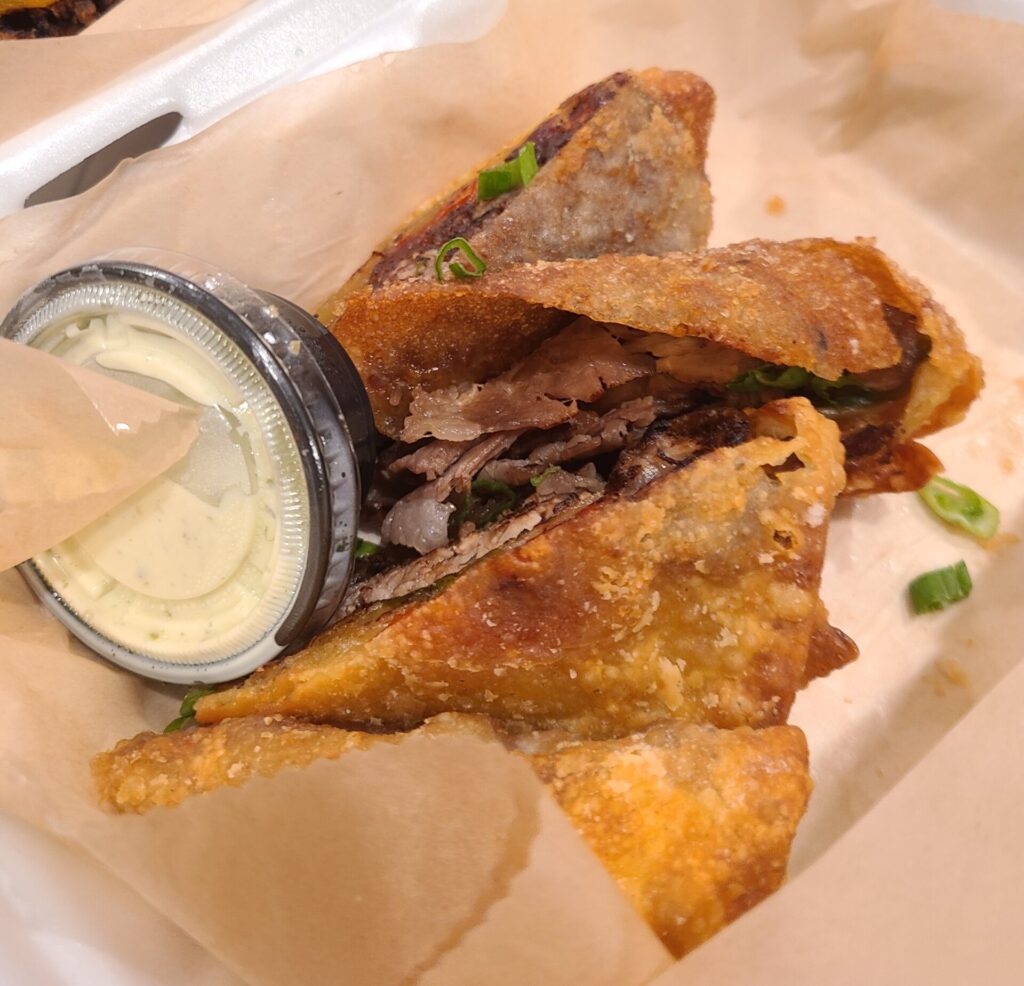 matt and tonys cheese steak egg rolls