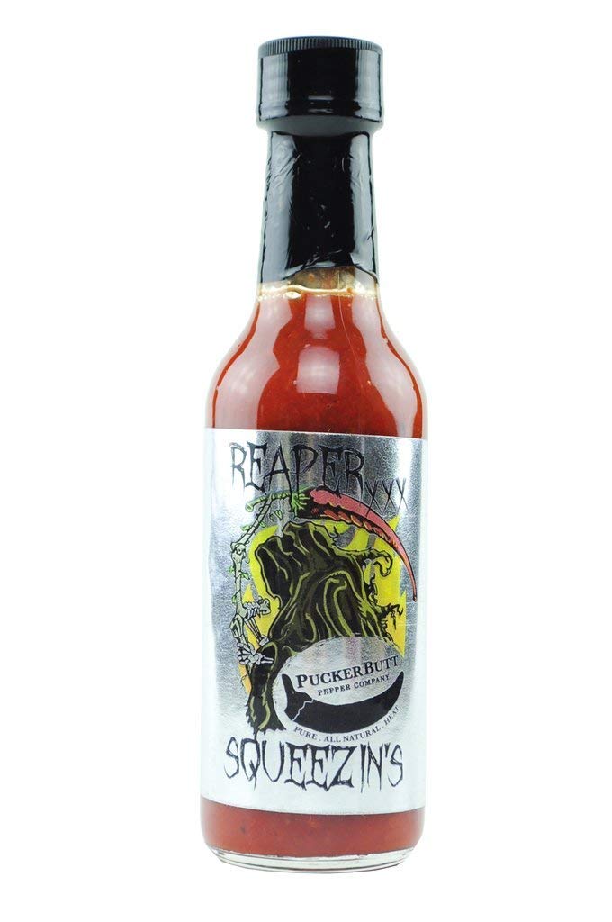 Puckerbutt Reaper Squeezins Hot Sauce