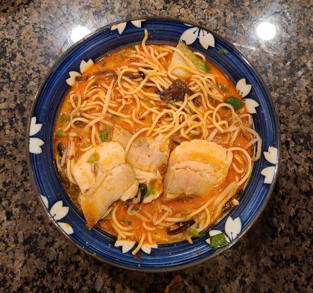 spicy miso tonkotsu ramen from slurping turtle