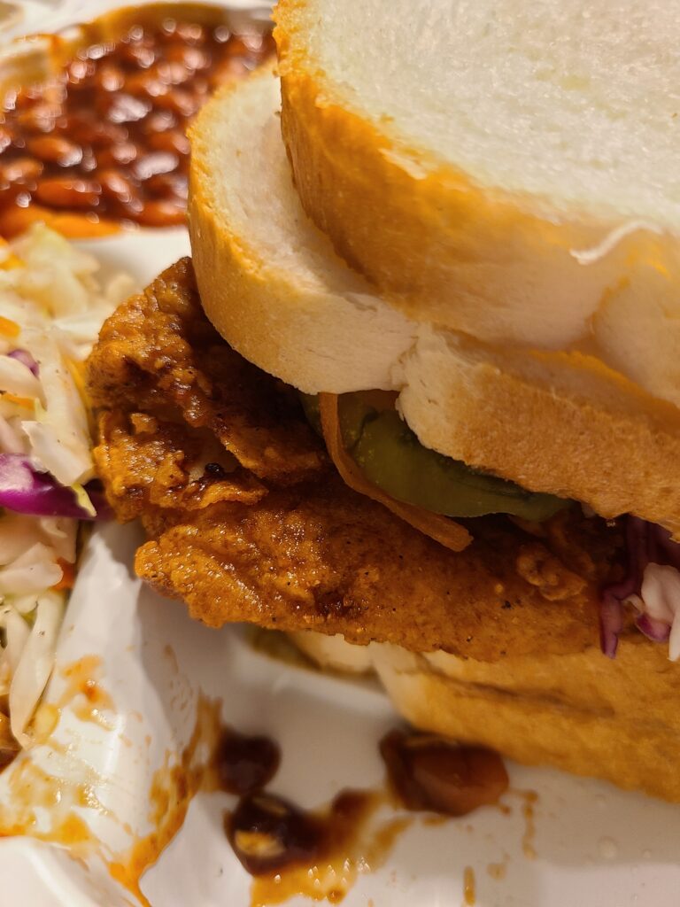 unholy chicken close up from hot chicken takeover