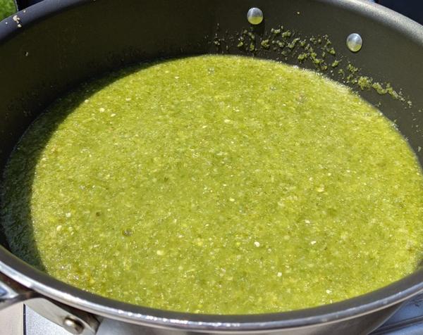 Fully blended jalapeño hot sauce from Fartley Farms